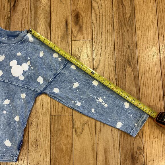 Disney Parks Disneyland Exclusive Denim Bleach Spirit Jersey Youth M (7/8) - Picture 8 of 10